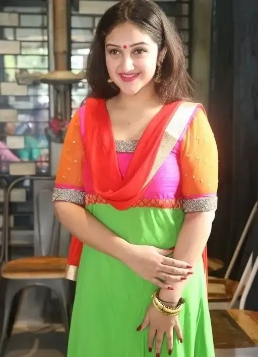 BEAUTIFUL INDIAN ACTRESS SRIDEVI VIJAYKUMAR IN GREEN PUNJABI DRESS 5
